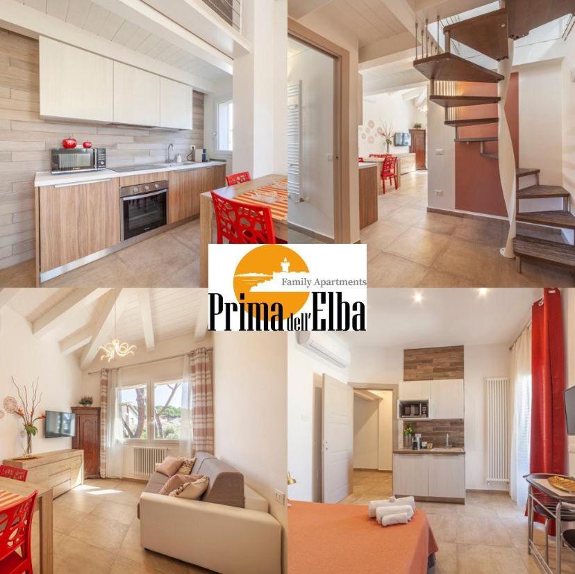 Prima Dell'Elba Family Apartments 皮昂比诺 外观 照片